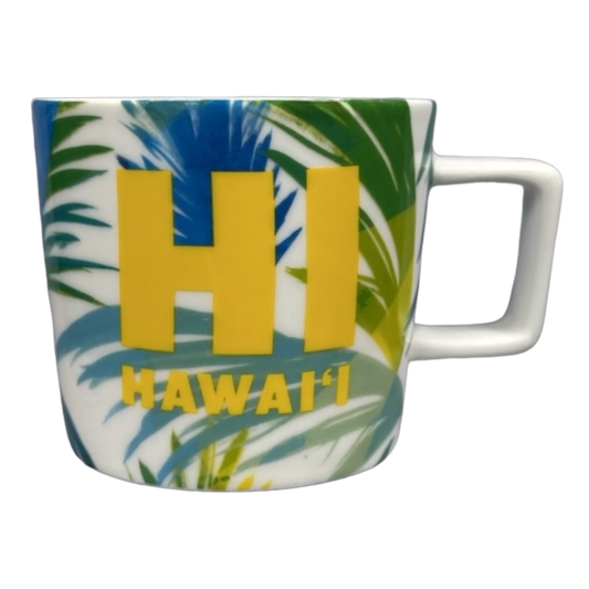 Hawaii Collection HI Hawaii Palm Leaves 14oz Mug 2018 Starbucks