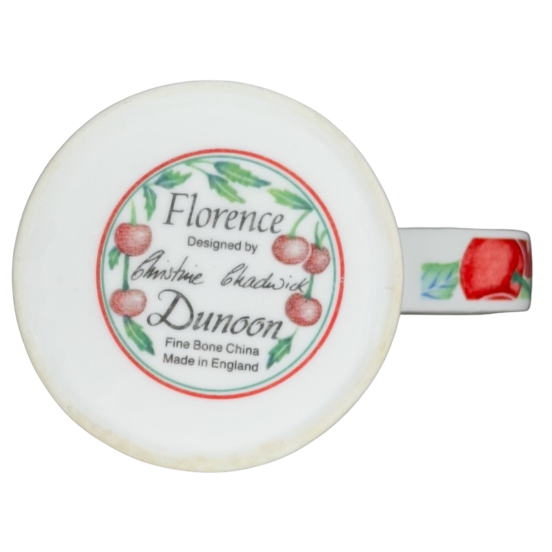 Florence Red Cherries By Christine Chadwick Mug Dunoon