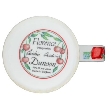 Florence Red Cherries By Christine Chadwick Mug Dunoon