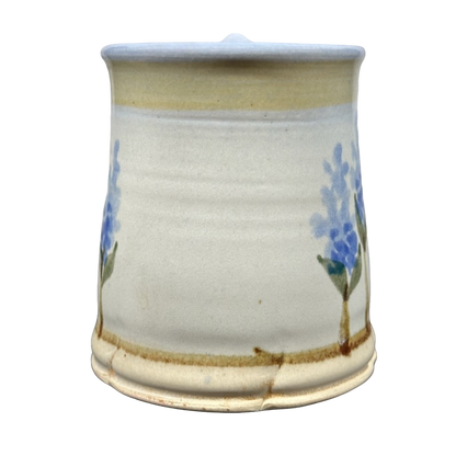 Bluebonnets Floral Pottery Mug Salado Pottery