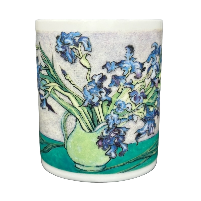 Blue Irises Vincent Van Gogh Master Impressionists D Burrows Mug Chaleur