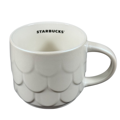 Mermaid Siren Scales Pearl White 14oz Mug 2023 Starbucks