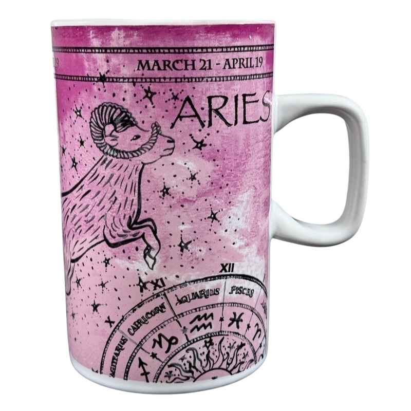 Aries Tall Zodiac Mug Fisher