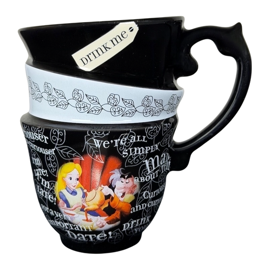 Alice In Wonderland Triple Stacked Drink Me Mug Disney Parks