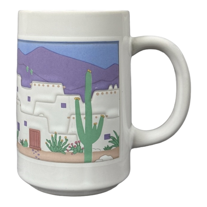 Southwest Adobe And Cacti Curtis Swann Large Mug Otagiri