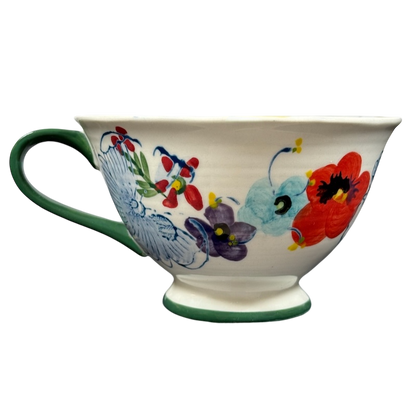 Estudio Arres Sissinghurst Castle Floral Pedestal Mug Anthropologie