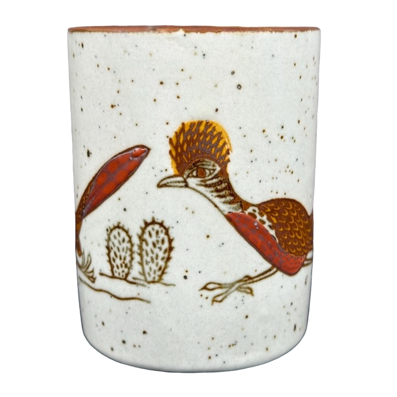 Roadrunner Cactus Speckled Mug Otagiri