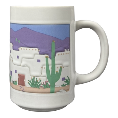 Southwest Adobe And Cacti Curtis Swann Large Mug Otagiri