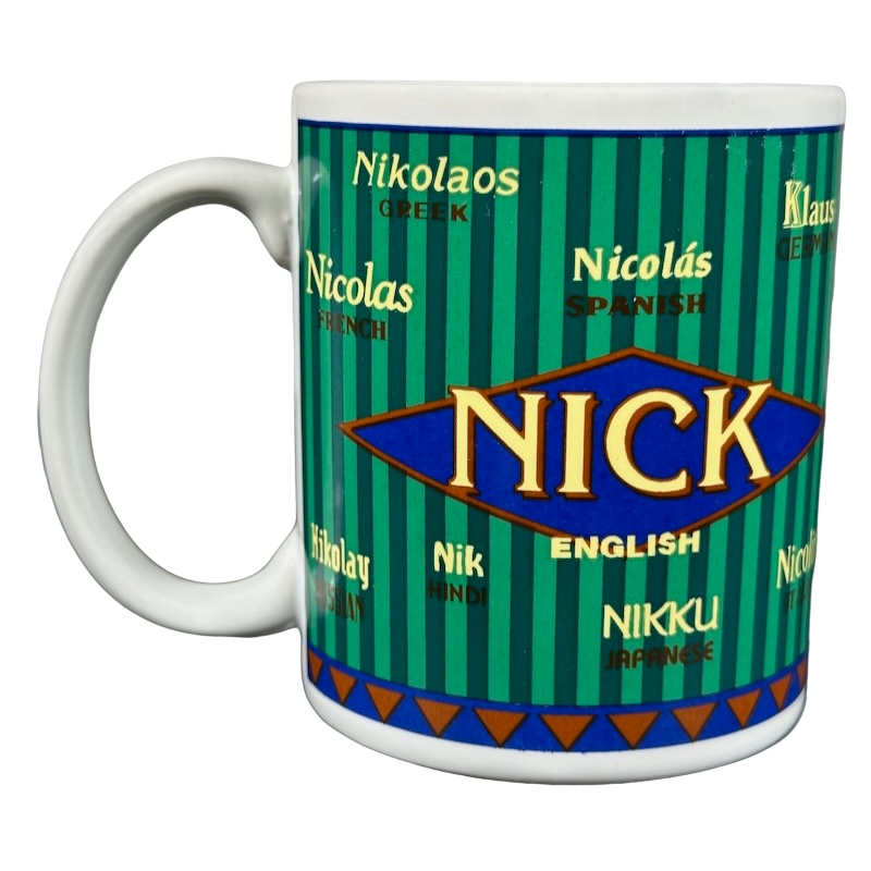 NICK International Names Mug Giftcraft