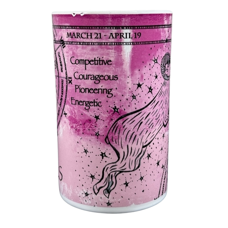 Aries Tall Zodiac Mug Fisher