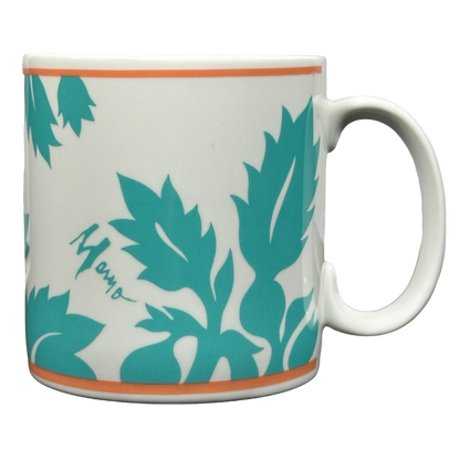 ULU Mamo Turquoise Floral Mug Island Heritage