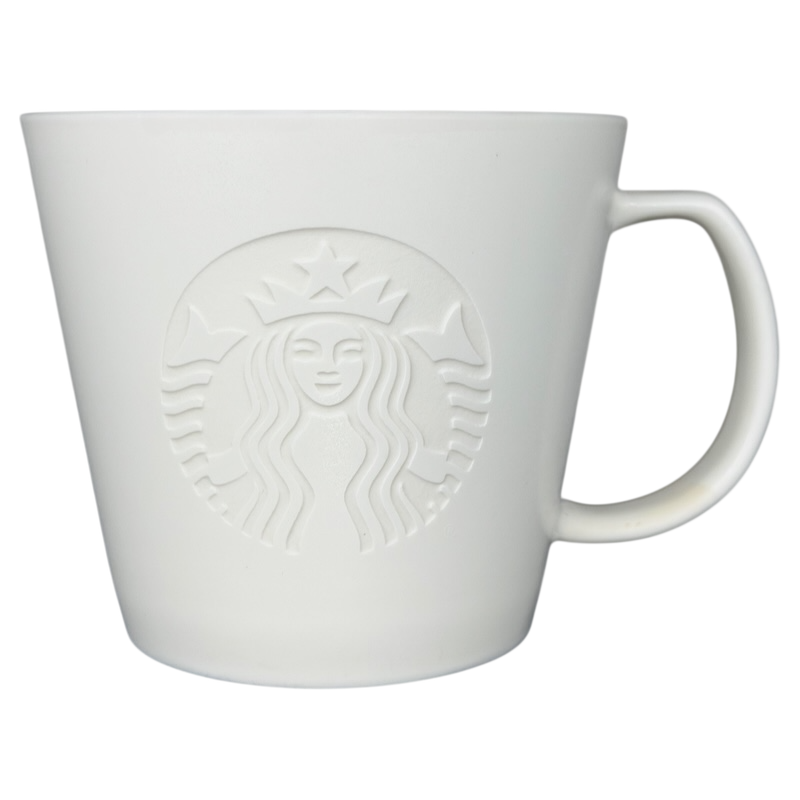 Etched Siren Tall White 12oz Mug 2015 Starbucks