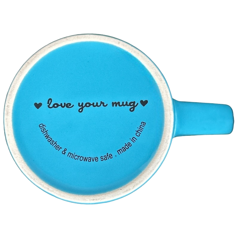Coffee Before Talkie Blue Mug With White Interior Love Your Mug