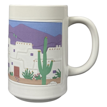 Southwest Adobe And Cacti Curtis Swann Large Mug Otagiri