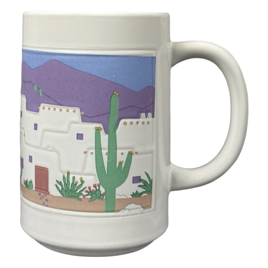 Southwest Adobe And Cacti Curtis Swann Large Mug Otagiri