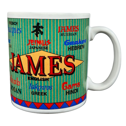 JAMES International Names Mug Giftcraft