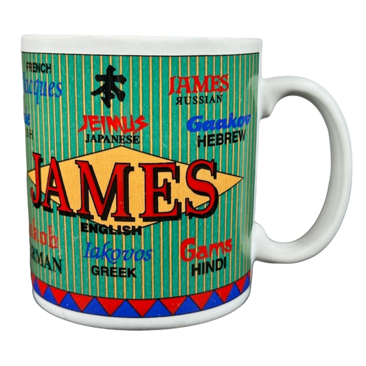 JAMES International Names Mug Giftcraft