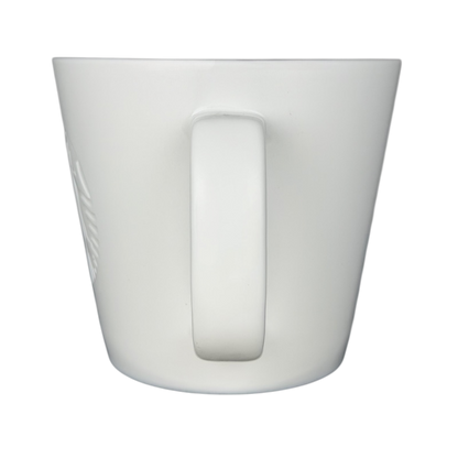 Etched Siren Tall White 12oz Mug 2015 Starbucks