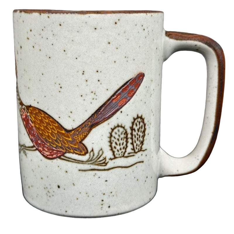 Roadrunner Cactus Speckled Mug Otagiri