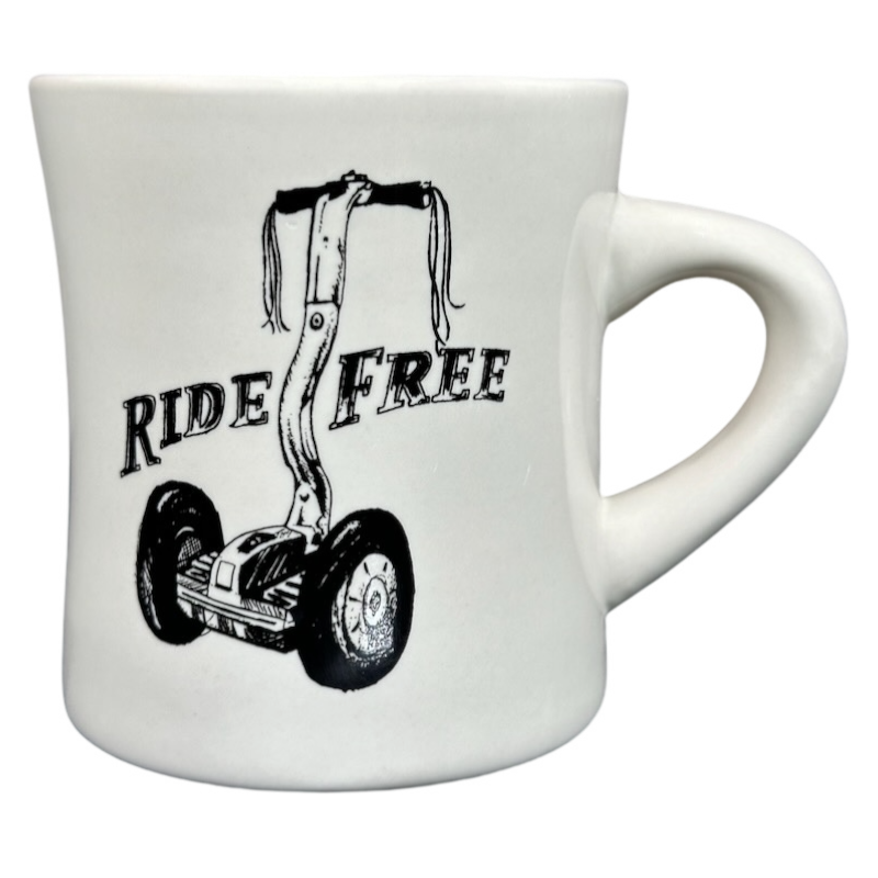 Four Barrel Coffee Ride Free Segway Diner Mug