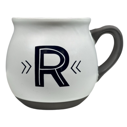 "R" Monogram Initial Cream Mug Threshold