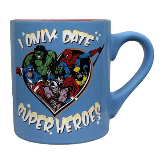 I Only Date Superheroes Marvel Mug Silver Buffalo