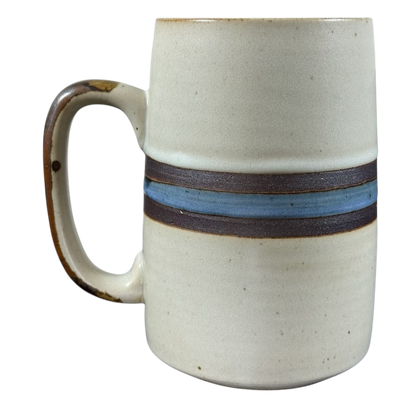 Horizon Striped Gray Tankard Grand Mug Otagiri
