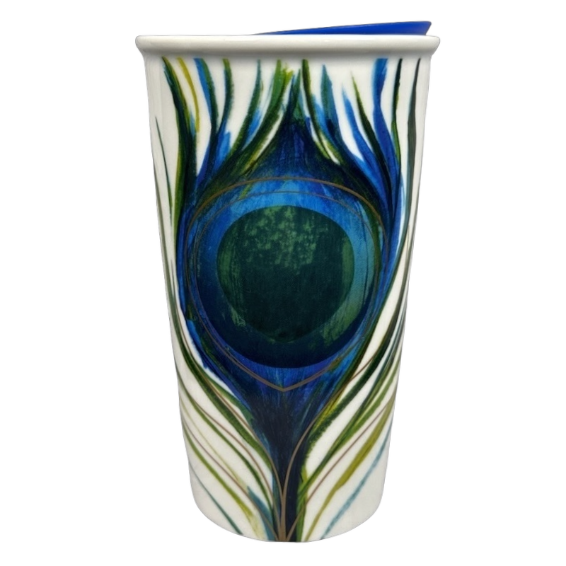 Peacock Feather 12oz Tumbler 2015 Starbucks