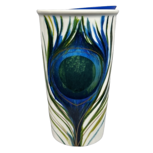 Peacock Feather 12oz Tumbler 2015 Starbucks