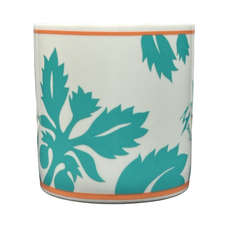 ULU Mamo Turquoise Floral Mug Island Heritage