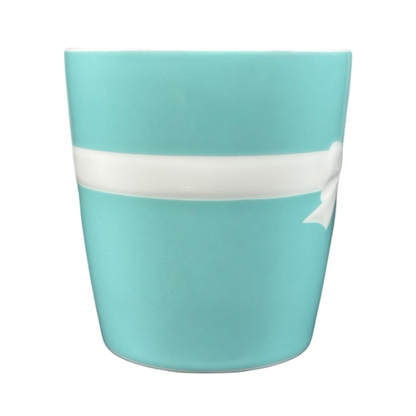 Ribbon Bow Embossed Tiffany Blue & White Mug Tiffany & Co