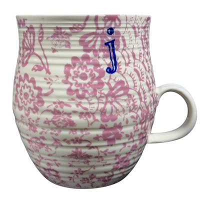 Homegrown Letter "j" Monogram Initial Mug Anthropologie