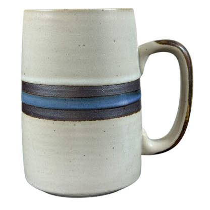 Horizon Striped Gray Tankard Grand Mug Otagiri