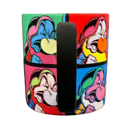 Grumpy Andy Warhol Pop Art Style Mug Disney Parks