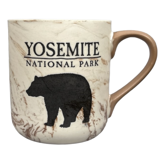 Yosemite National Park Bear Etched Marble Mug