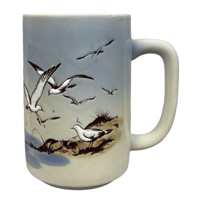 Seagulls In Flight Lightly Embossed Large Mug Otagiri