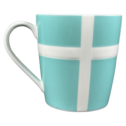 Ribbon Bow Embossed Tiffany Blue & White Mug Tiffany & Co