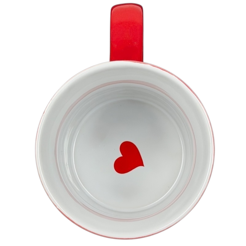 I Love You Red Mug With White Interior And Red Heart Inside THL