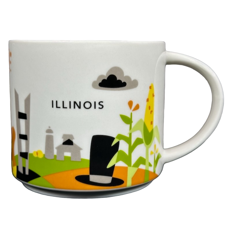 You Are Here Collection Illinois 14oz Mug 2015 Starbucks