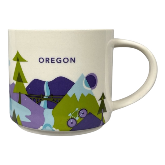 You Are Here Collection Oregon 14oz Mug 2016 Starbucks