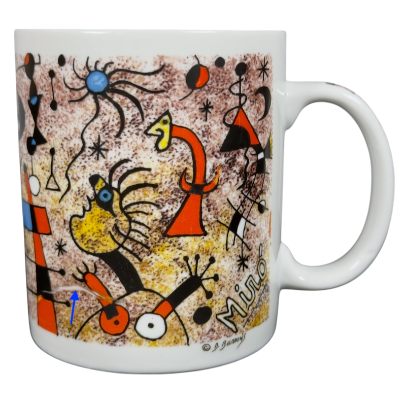 Joan Miro Art Deco Surrrealism Masters Collection D Burrows Mug Chaleur