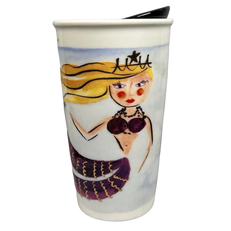 Dot Collection Siren Swimming 12oz Tumbler 2015 Starbucks