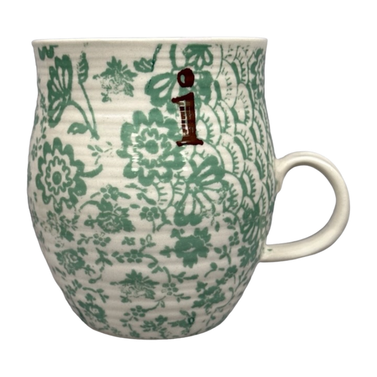 Homegrown Letter "i" Monogram Initial Mug Anthropologie