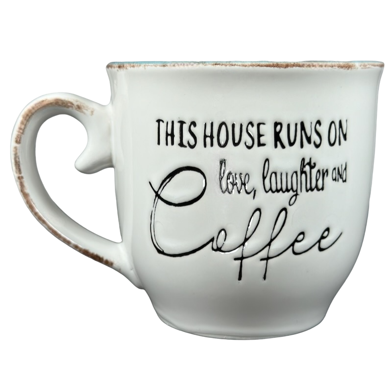 This House Runs On Love Laughter And Coffee Wax Warmer Mug Scentsy