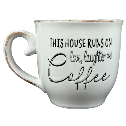 This House Runs On Love Laughter And Coffee Wax Warmer Mug Scentsy