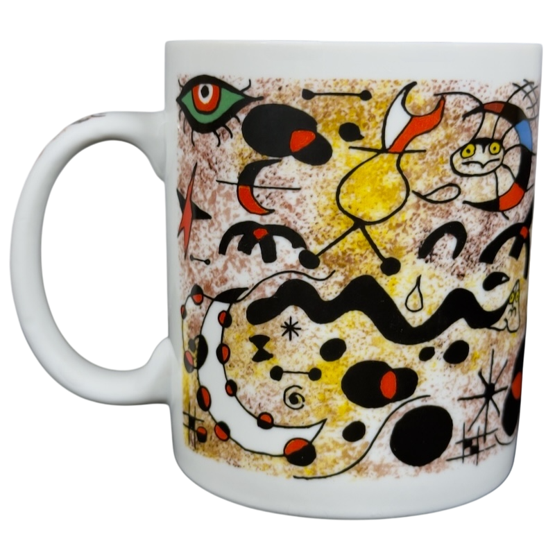 Joan Miro Art Deco Surrrealism Masters Collection D Burrows Mug Chaleur