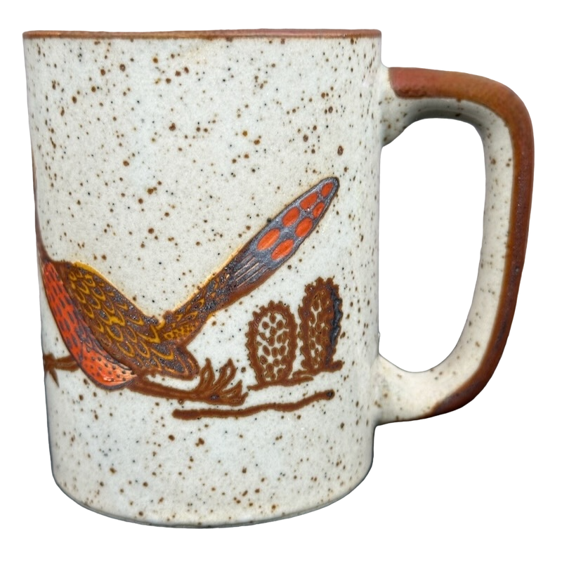 Roadrunner Cactus Speckled Mug Otagiri