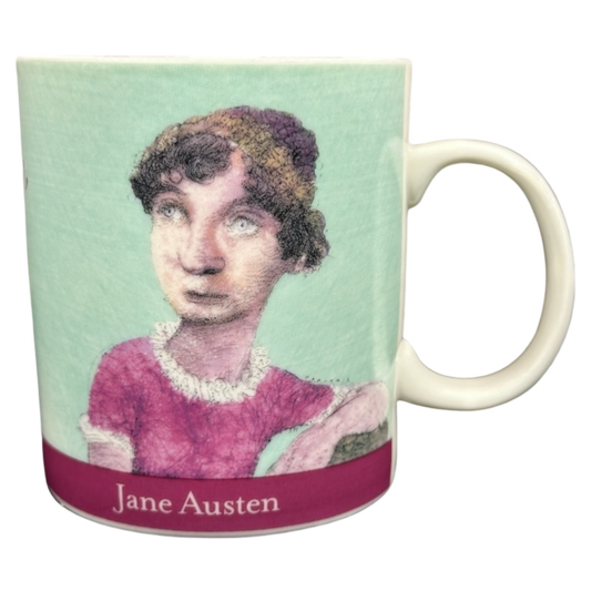 Jane Austen Literary Luminaries Mike Caplanis Mug Luminary Graphics