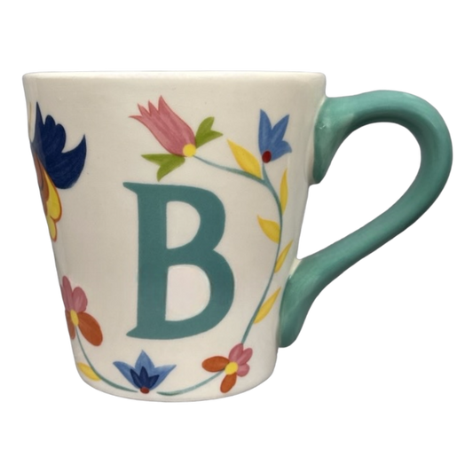 Floral Letter "B" Monogram Initial Mug World Market