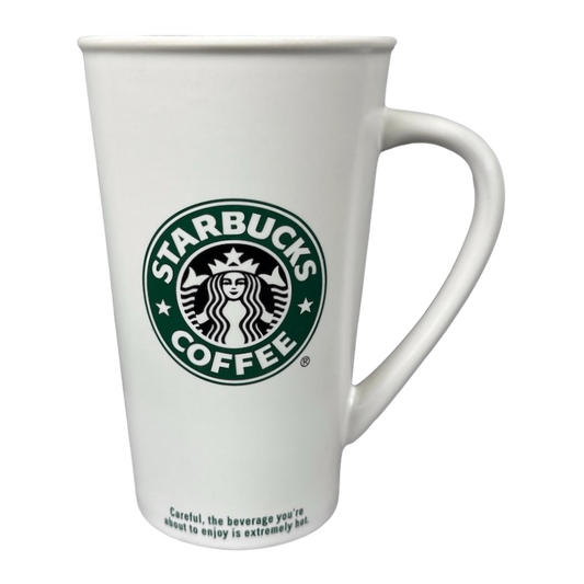 Venti Siren With Rolled Rim Tall White 20 oz Mug 2007 Starbucks